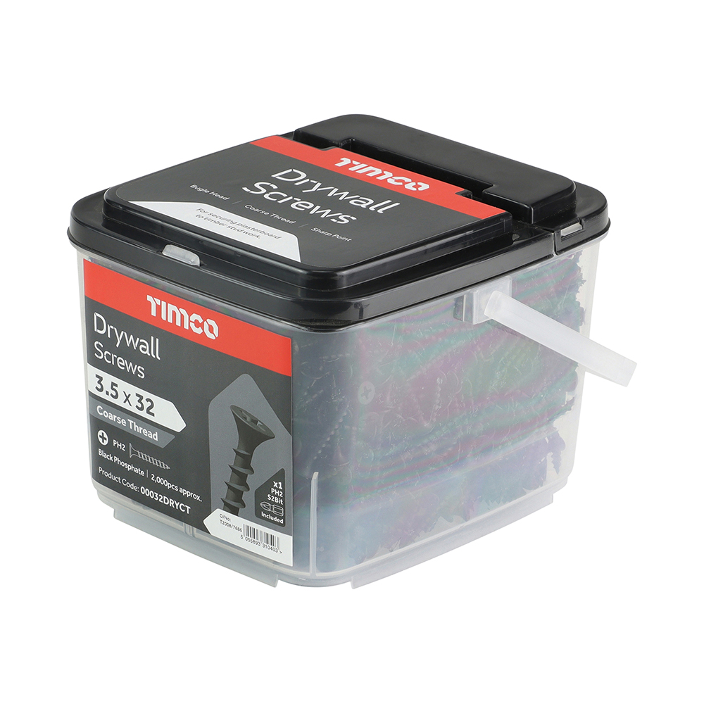 Drywall Screw PH2 Coarse Black - Image 2