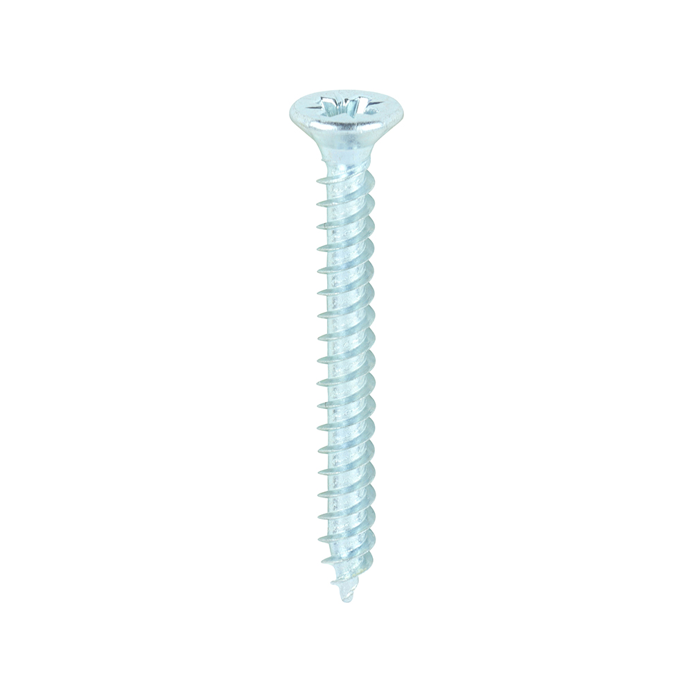 Twin Woodscrew PZ1 CSK Zinc