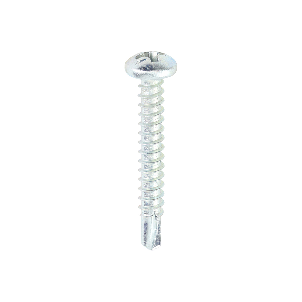 Pan Screw PH2 S/DRILL No3 Zinc - Image 1