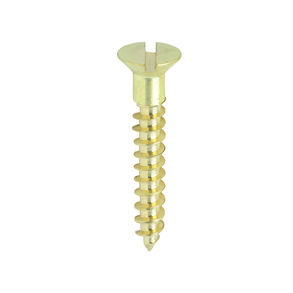Brass Timber Screw SLOT CSK