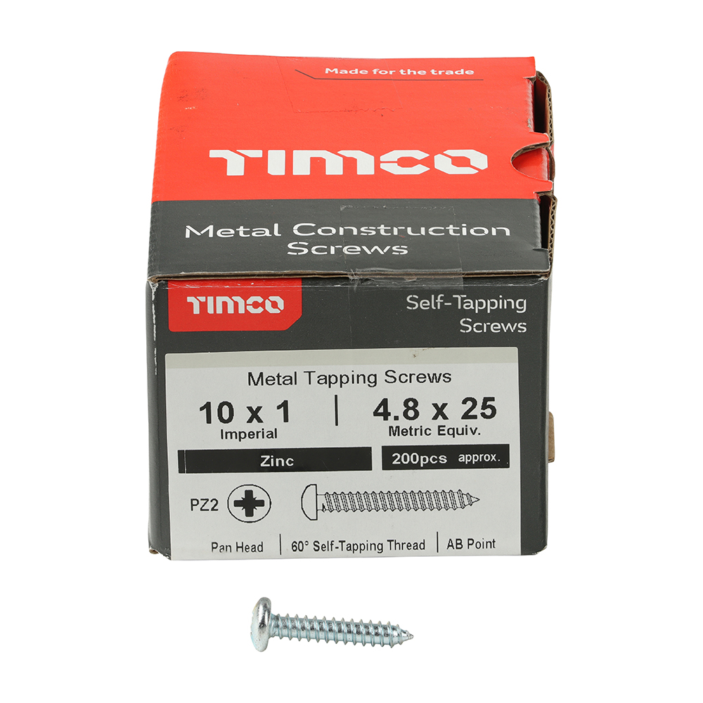 S/Tapping Screw PZ2 PAN Zinc - Image 3