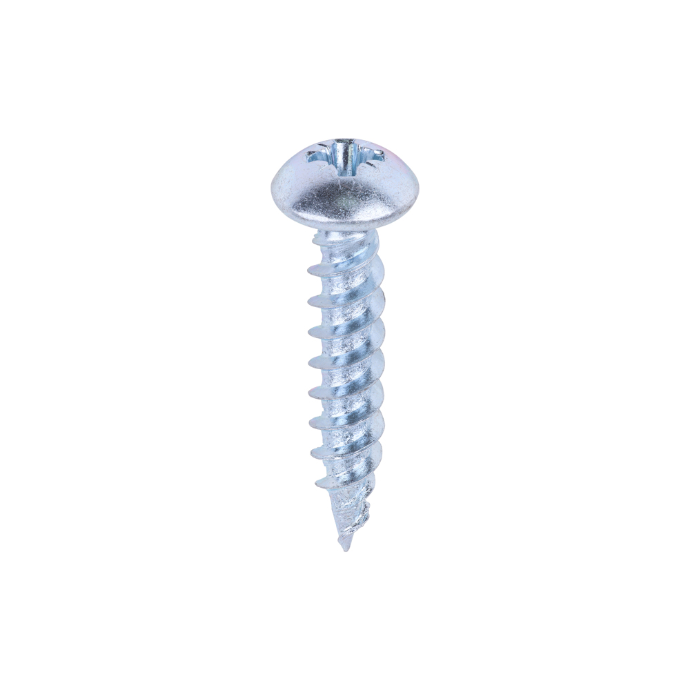 Twin Woodscrew PZ2 RND Zinc - Image 1