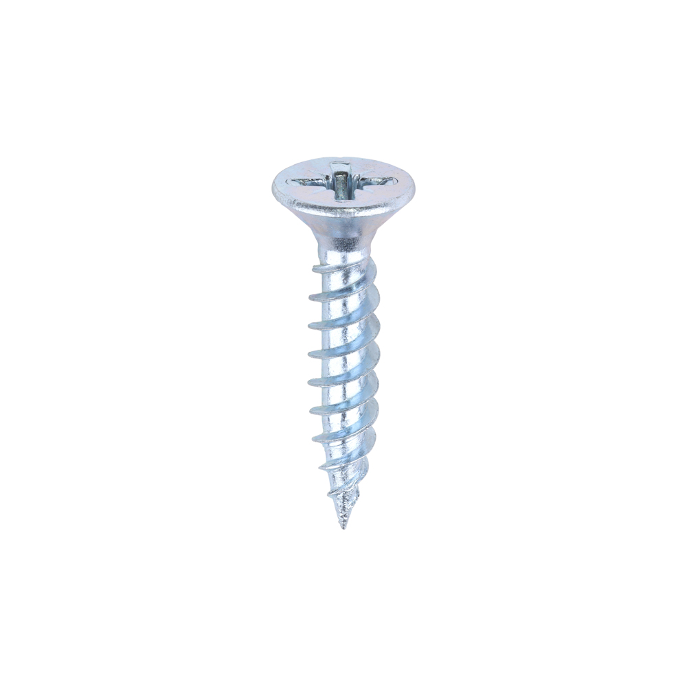 Twin Woodscrew PZ2 CSK Zinc - Image 1