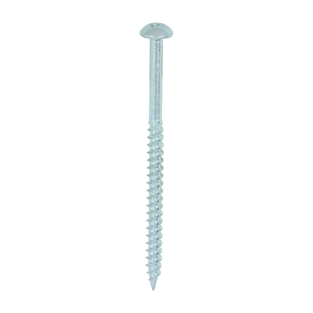 Twin Woodscrew PZ2 RND Zinc
