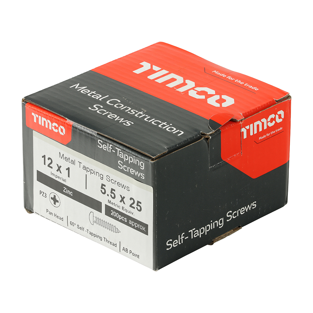 S/Tapping Screw PZ3 PAN Zinc - Image 2