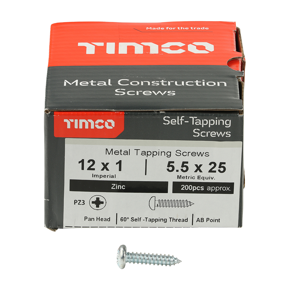 S/Tapping Screw PZ3 PAN Zinc - Image 3