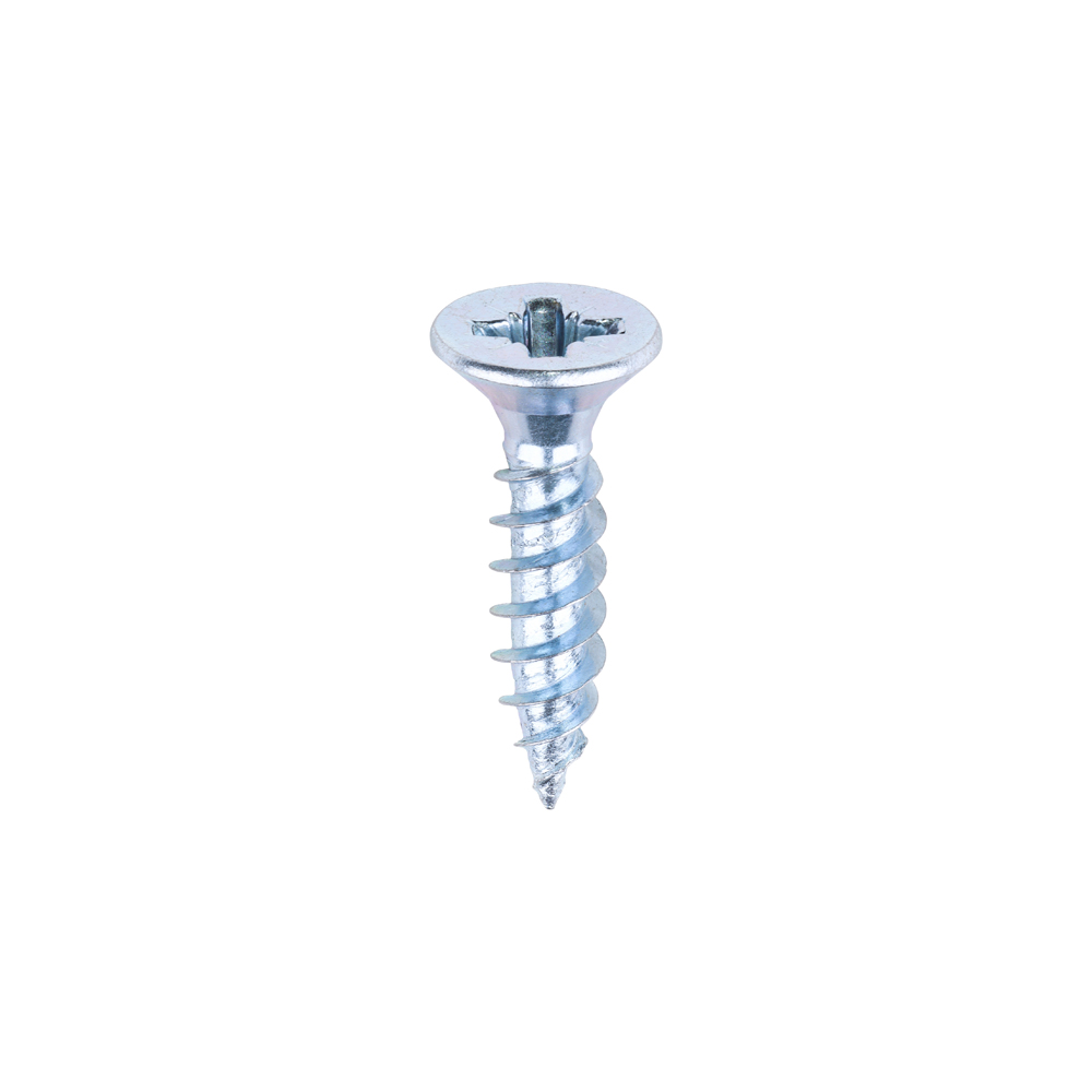 Twin Woodscrew PZ3 CSK Zinc - Image 1