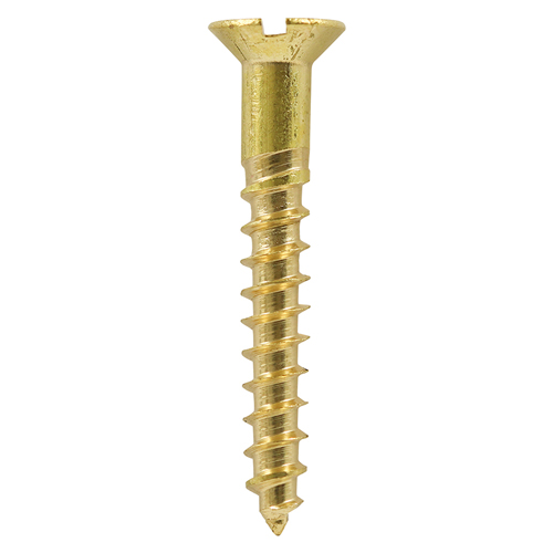 Brass Timber Screw SLOT CSK