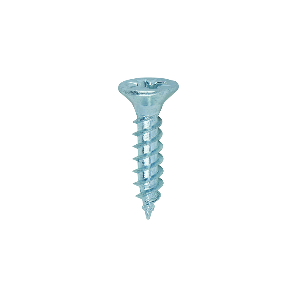 Twin Woodscrew PZ2 CSK Zinc - Image 1