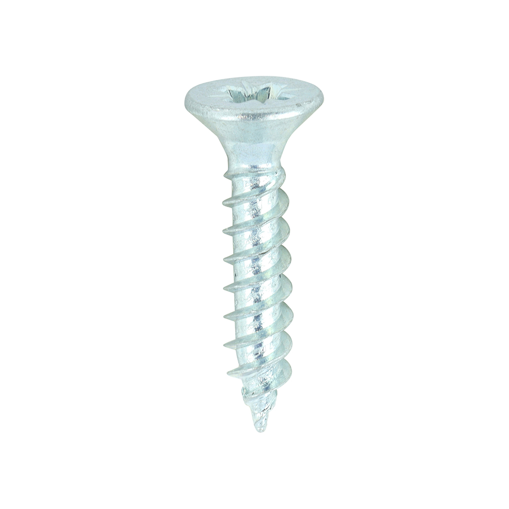 Twin Woodscrew PZ2 CSK Zinc