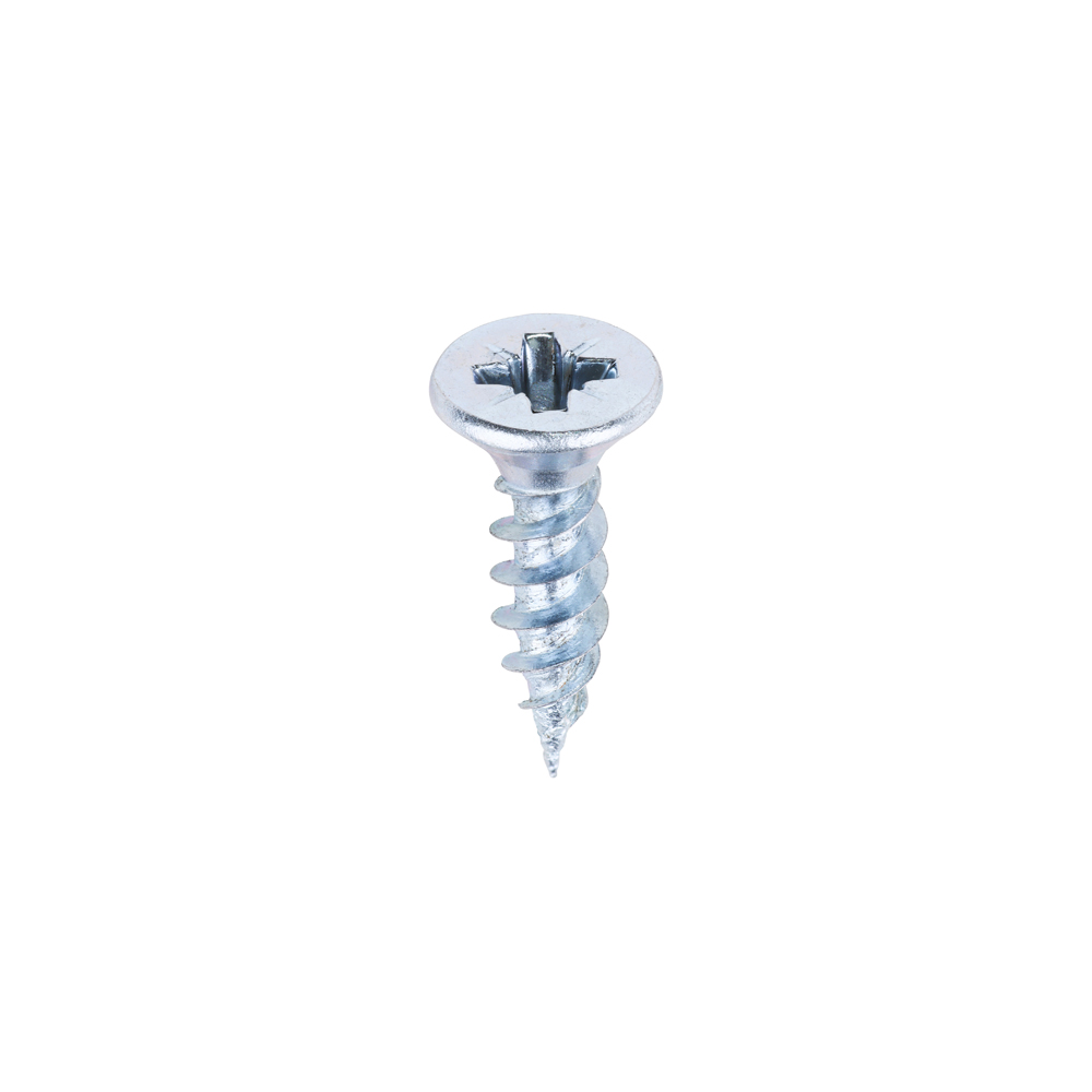 Twin Woodscrew PZ2 CSK Zinc