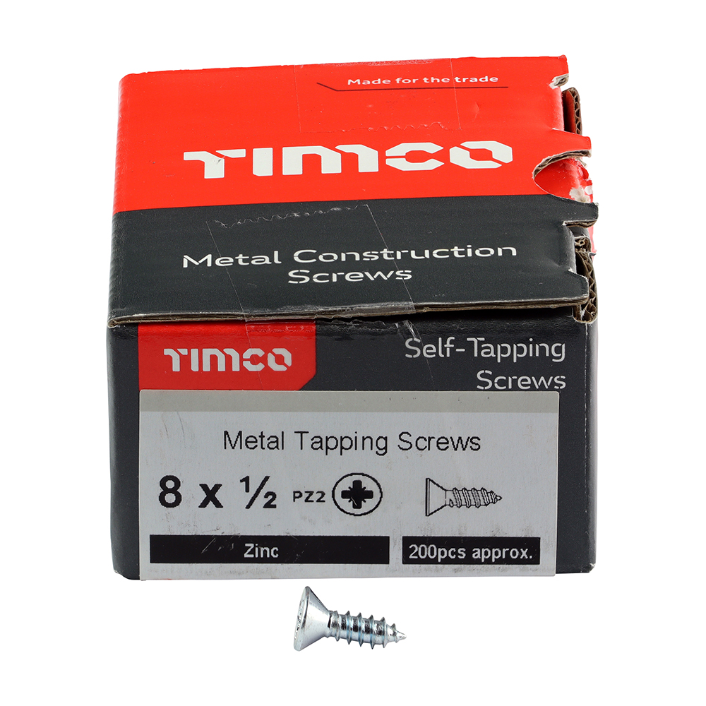 S/Tapping Screw PZ2 CSK Zinc - Image 3