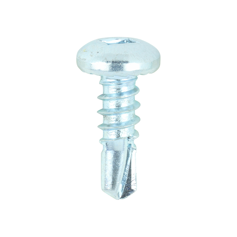Pan Screw SQ2 S/DRILL No3 Zinc - Image 1