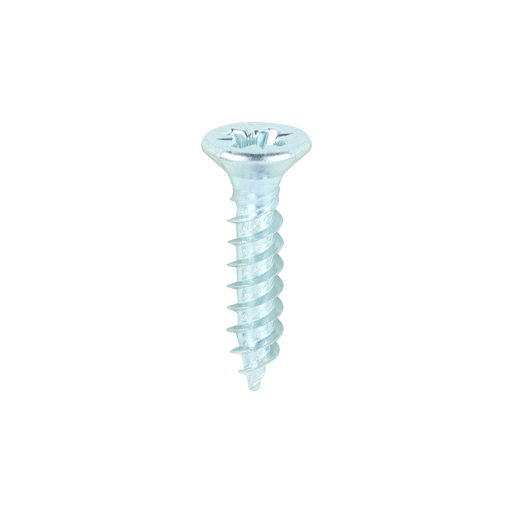 Twin Woodscrew PZ2 CSK Zinc - Image 1