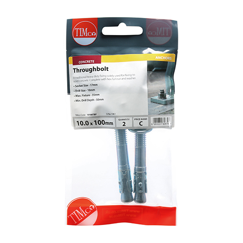 Roofing Bolt & SQ Nut - BZP - Image 3