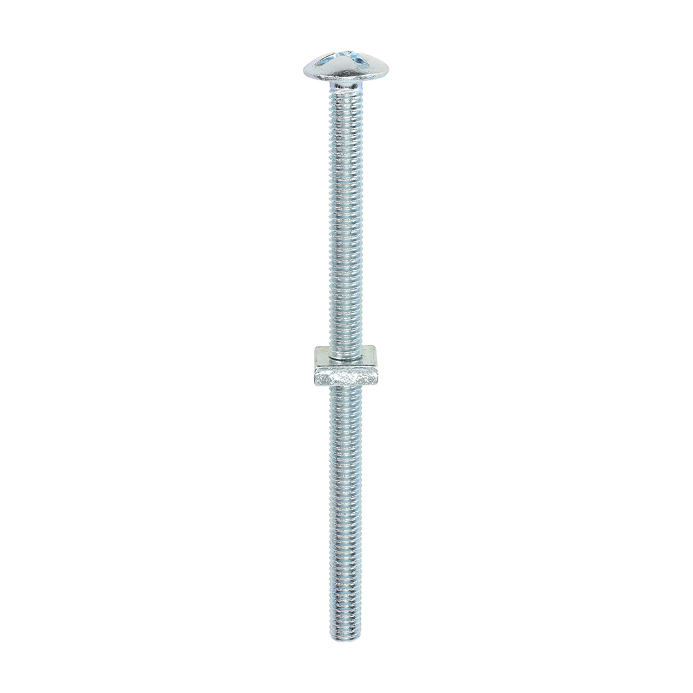 Roofing Bolt & SQ Nut Zinc