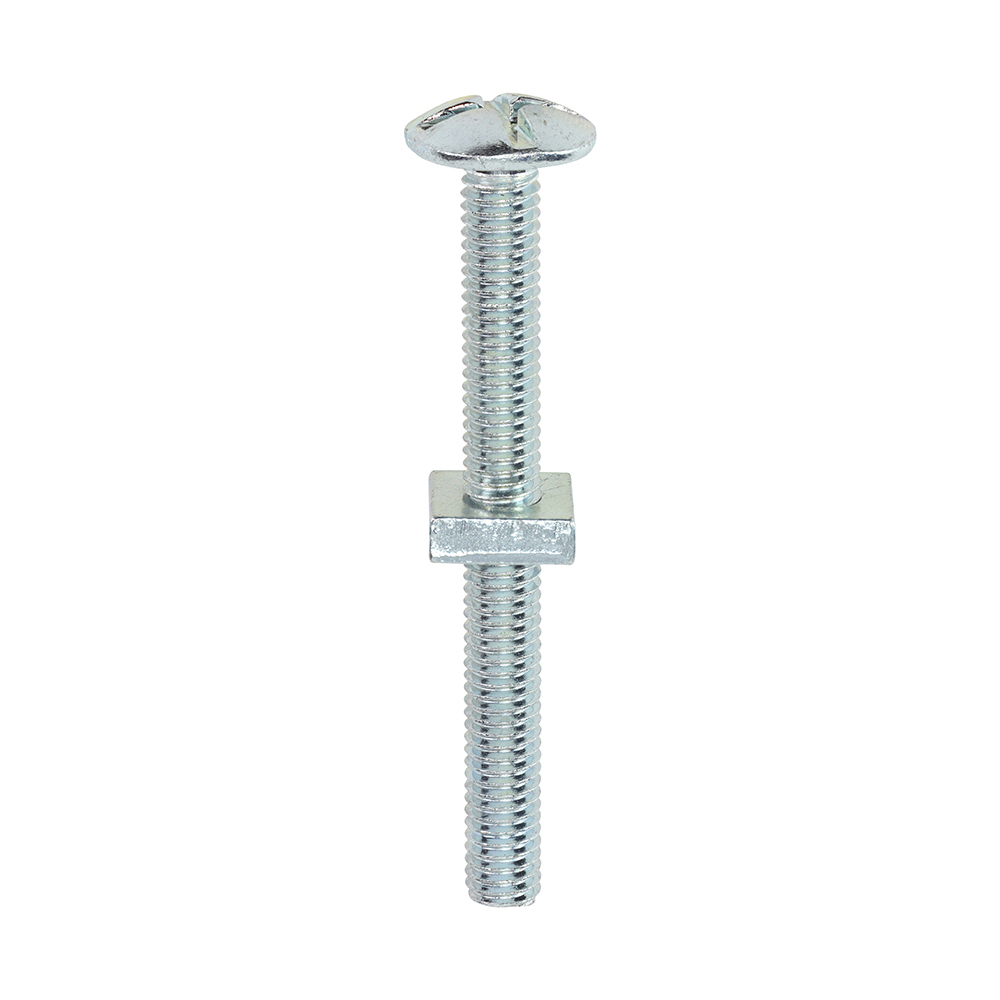 Roofing Bolt & SQ Nut Zinc