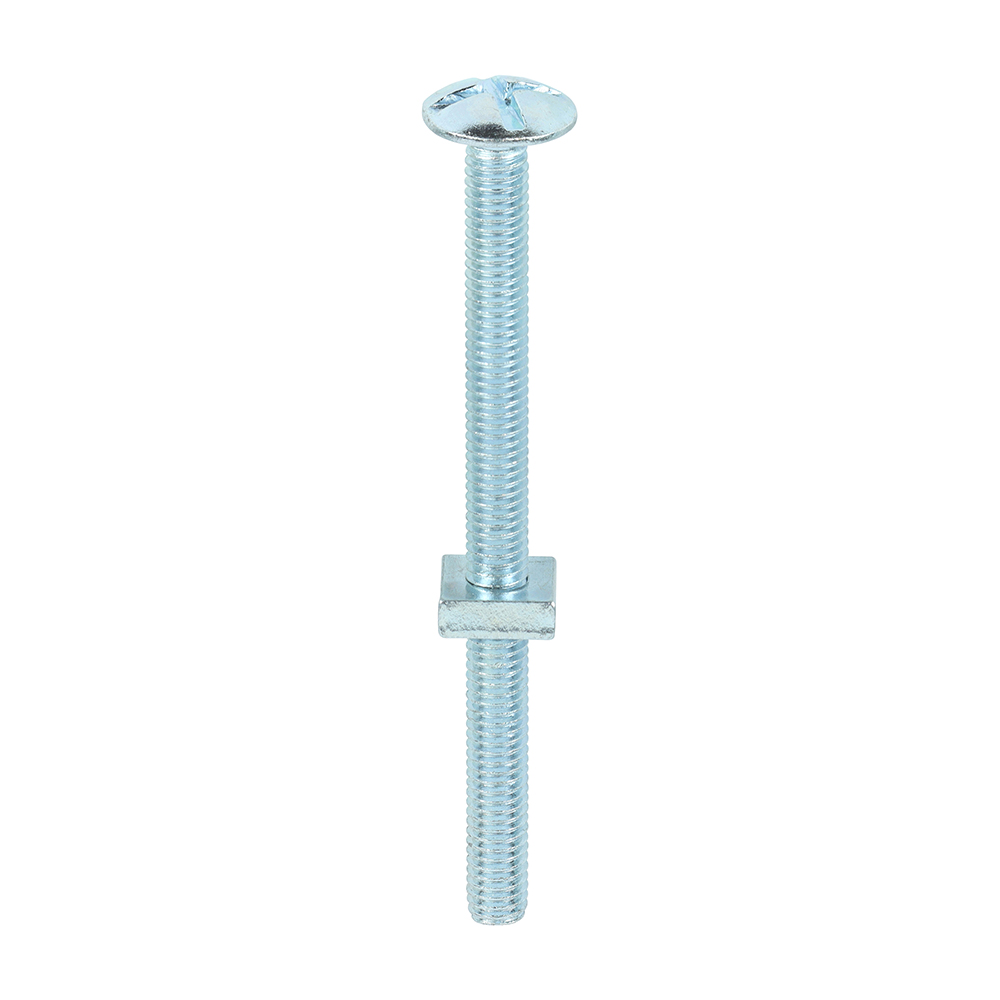 Roofing Bolt & SQ Nut Zinc
