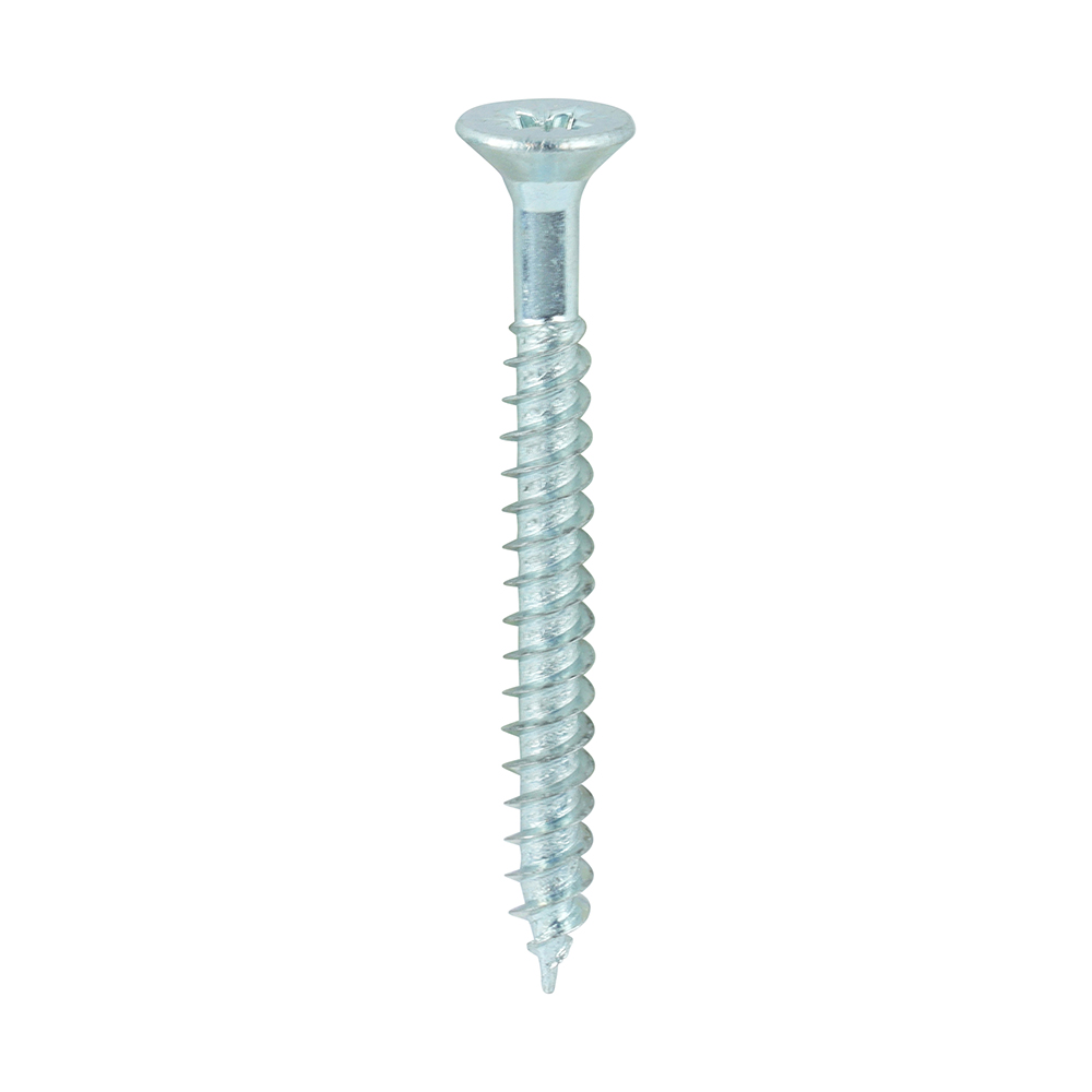 Twin Woodscrew PZ2 CSK Zinc