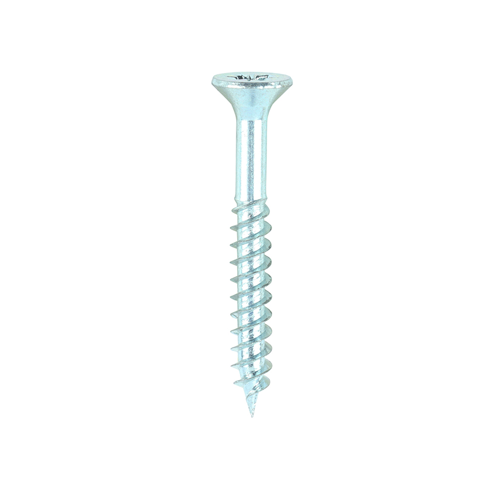 Twin Woodscrew PZ2 CSK - BZP - Image 1