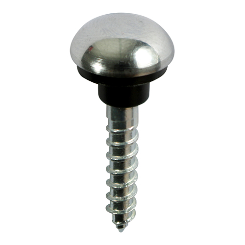 Mirror Screw Dome - Chrome