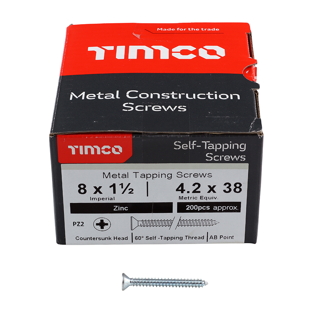 S/Tapping Screw PZ2 PAN Zinc - Image 3