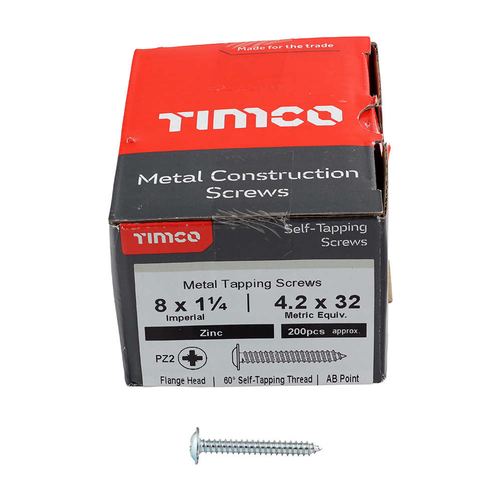 S/Tapping Screw PZ2 FLG Zinc - Image 3