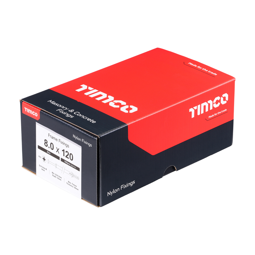 Nylon Frame Fixing - BZP - Image 2