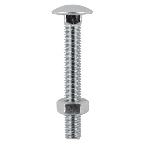 Carriage Bolt & Hex Nut -A2 SS - Image 1