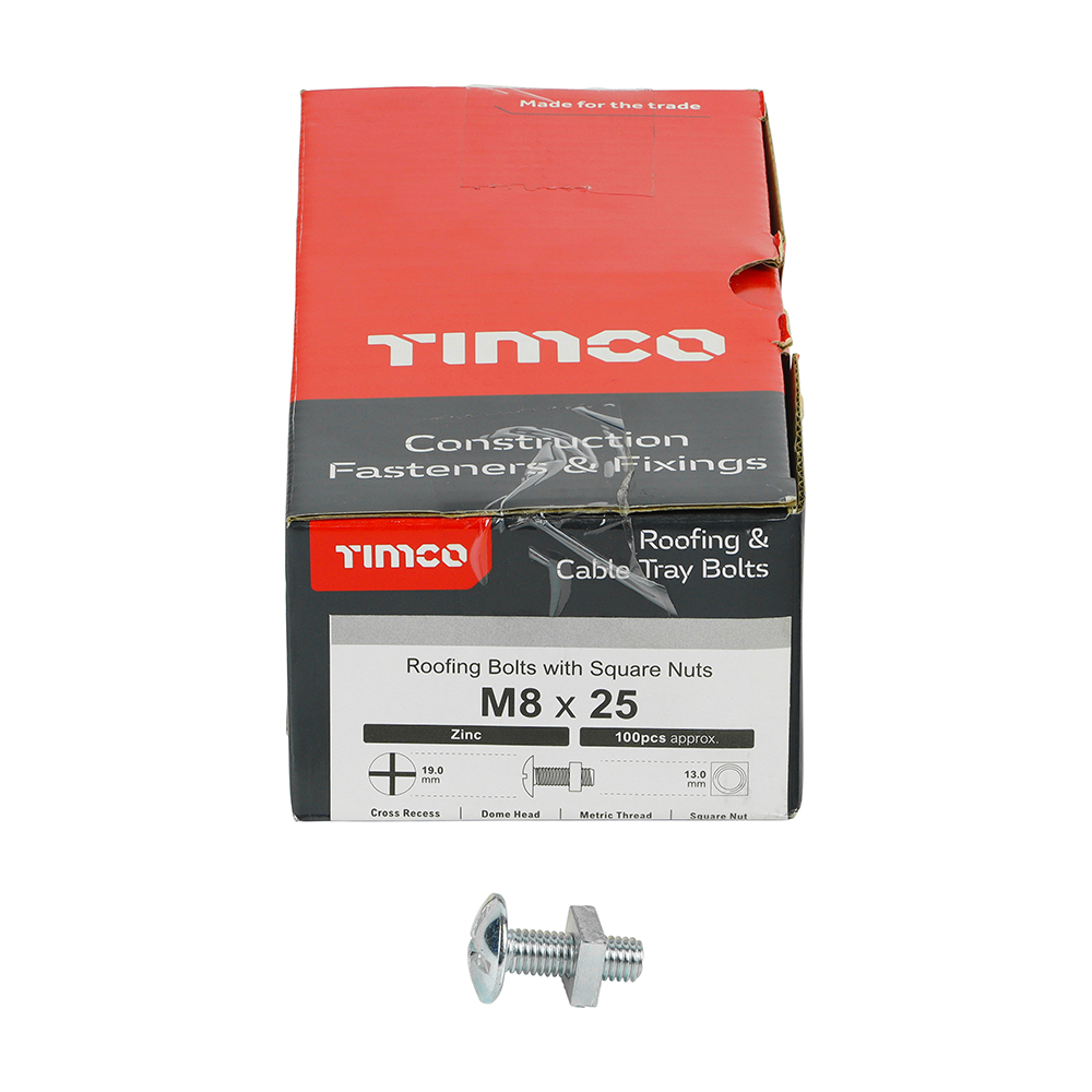 Roofing Bolt & SQ Nut Zinc - Image 3