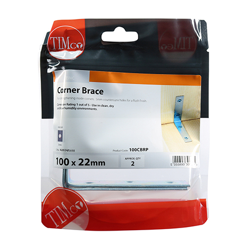 Corner Brace - BZP - Image 2