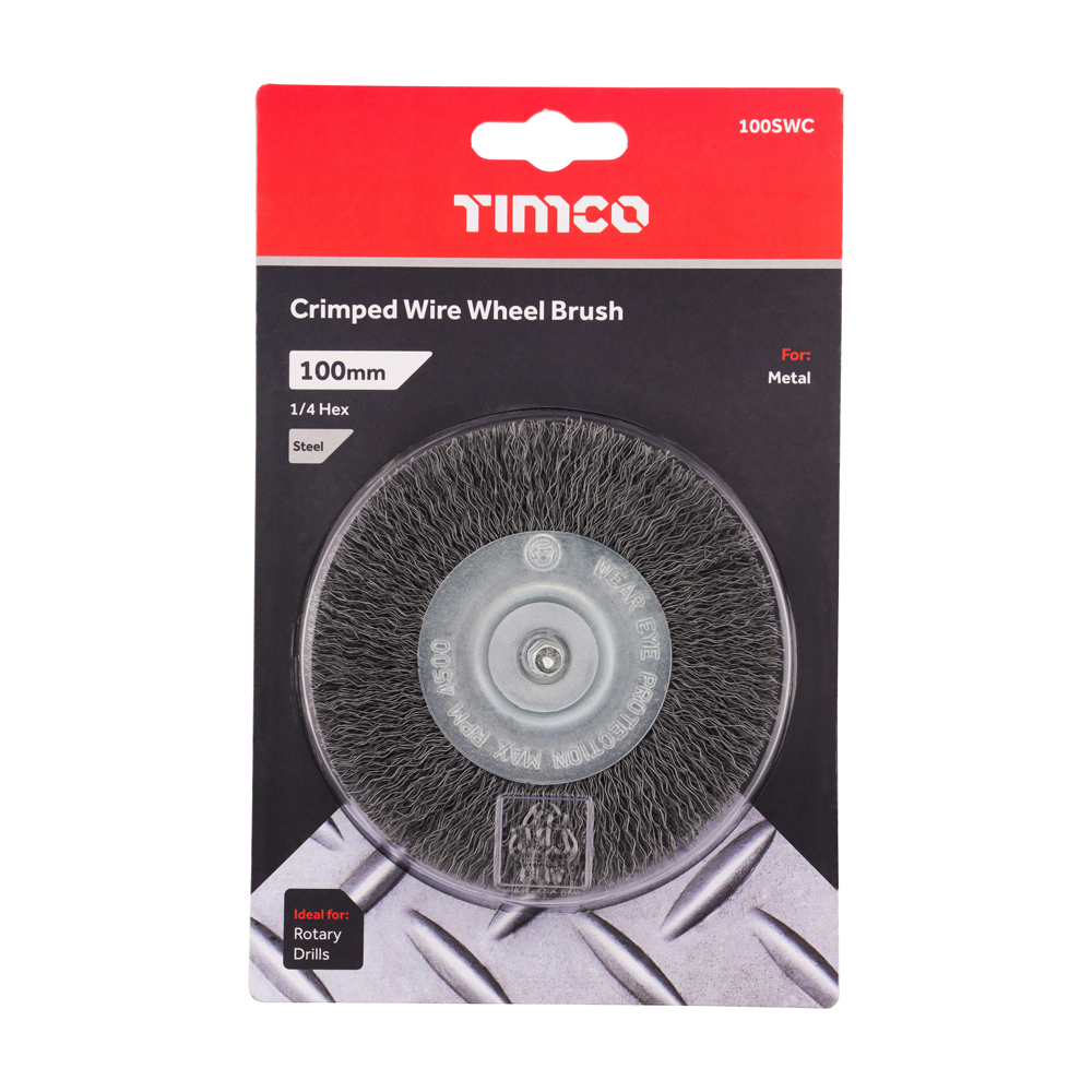Drill Crimp Wire Wheel Brush - Image 2