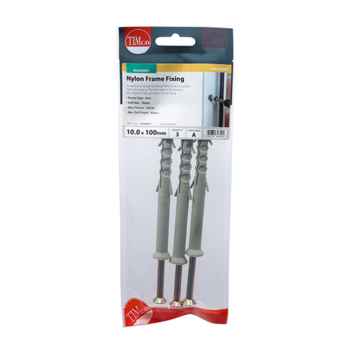 Nylon Frame Fixing - BZP - Image 2