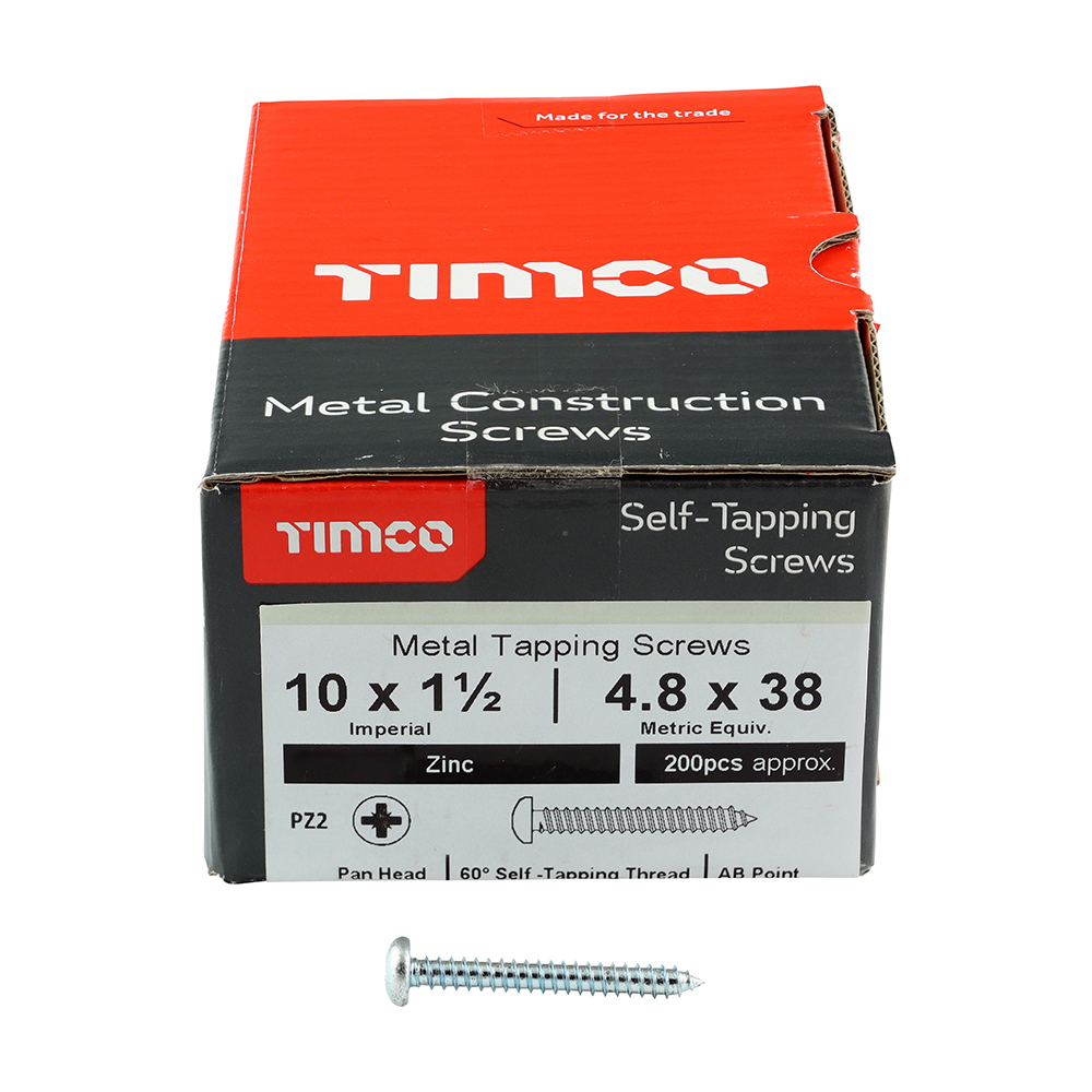 S/Tapping Screw PZ2 PAN Zinc - Image 3
