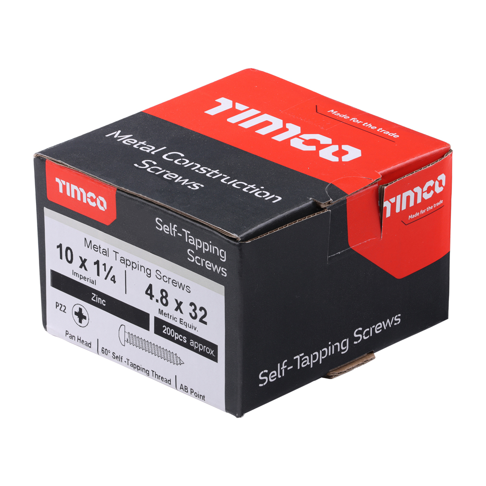 S/Tapping Screw PZ2 PAN Zinc - Image 2