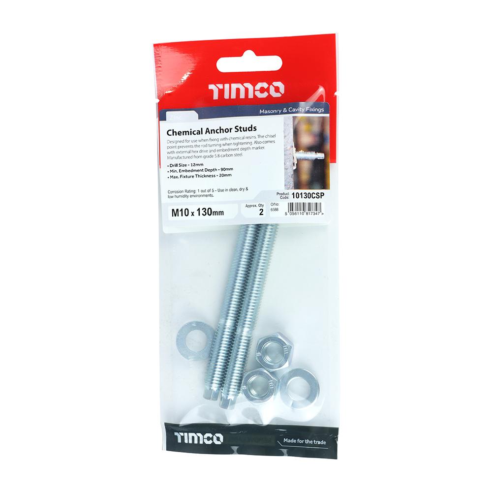 Chemical Anchor Stud - BZP - Image 2