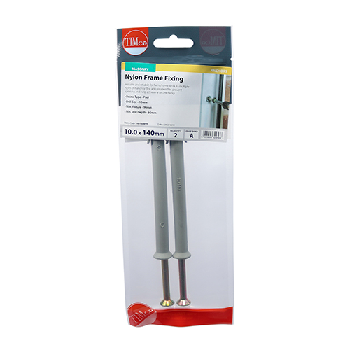 Nylon Frame Fixing - BZP - Image 2
