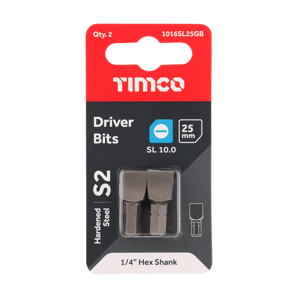 Slotted Driver Bit - S2 Grey - Image 2