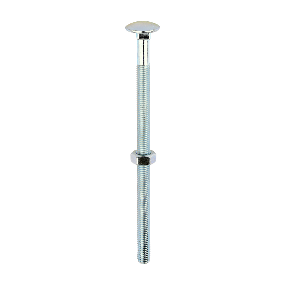Carriage Bolt & Hex Nut - BZP - Image 1