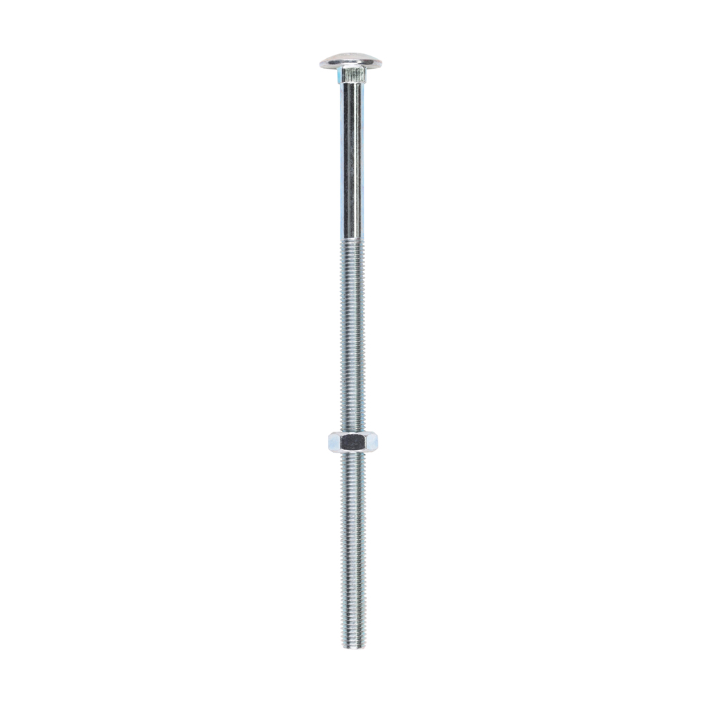 Carriage Bolt & Hex Nut - BZP - Image 1