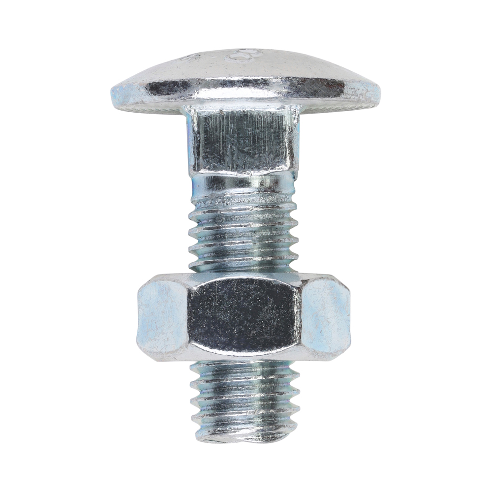 Carriage Bolt & Hex Nut - BZP - Image 1