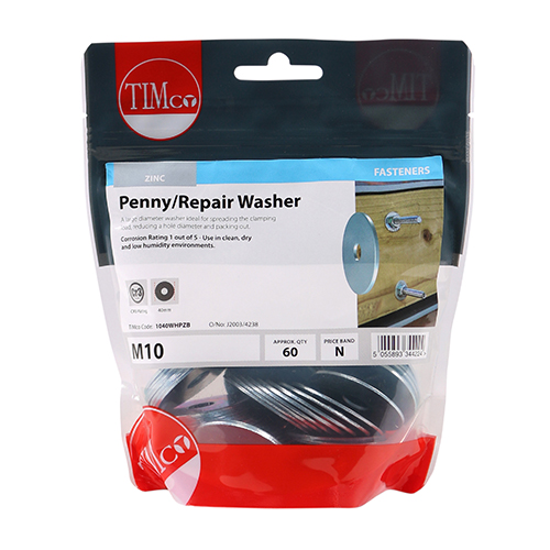 Penny Washer DIN 9054 - BZP - Image 2