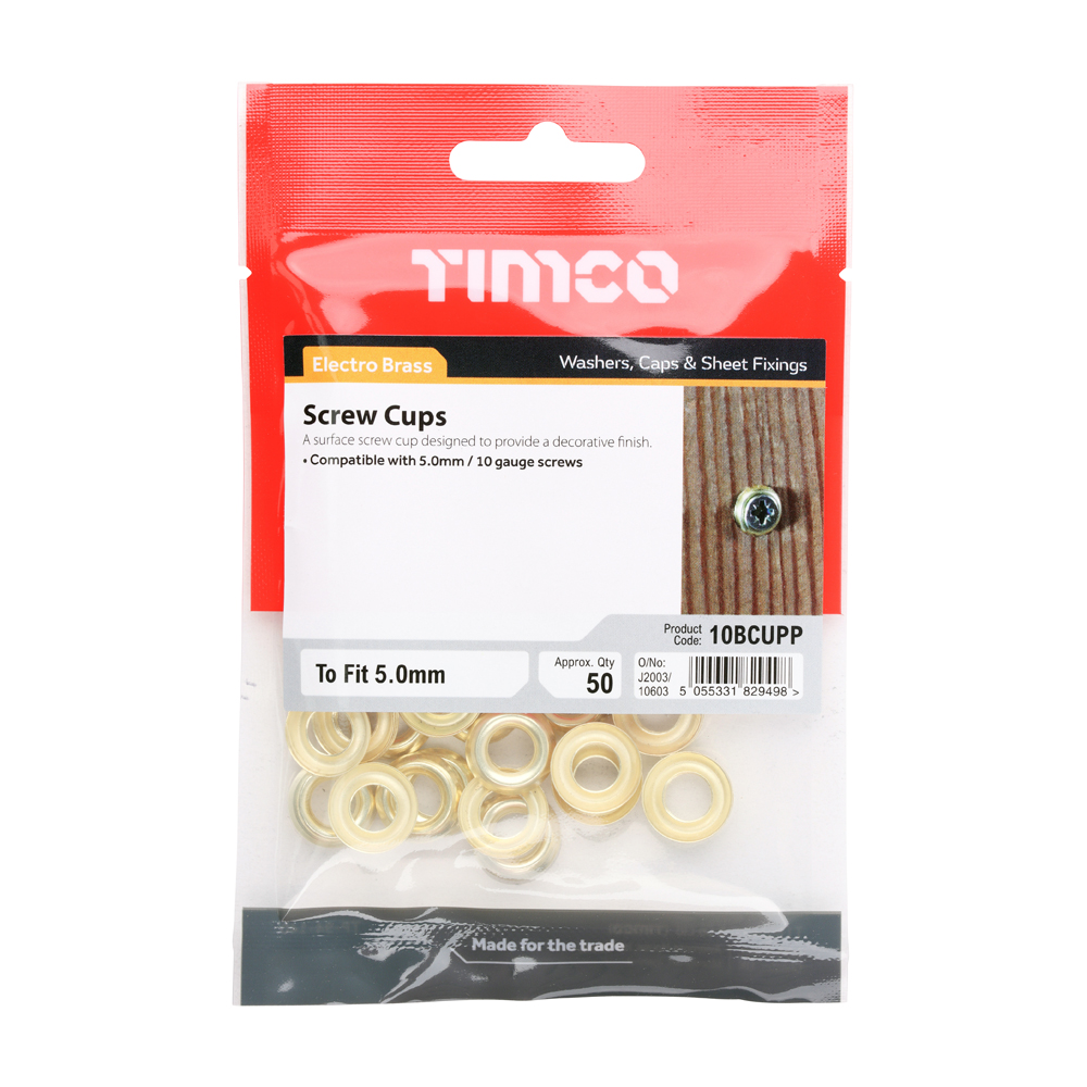 Surface Screw Cup - E/Brass - Image 2