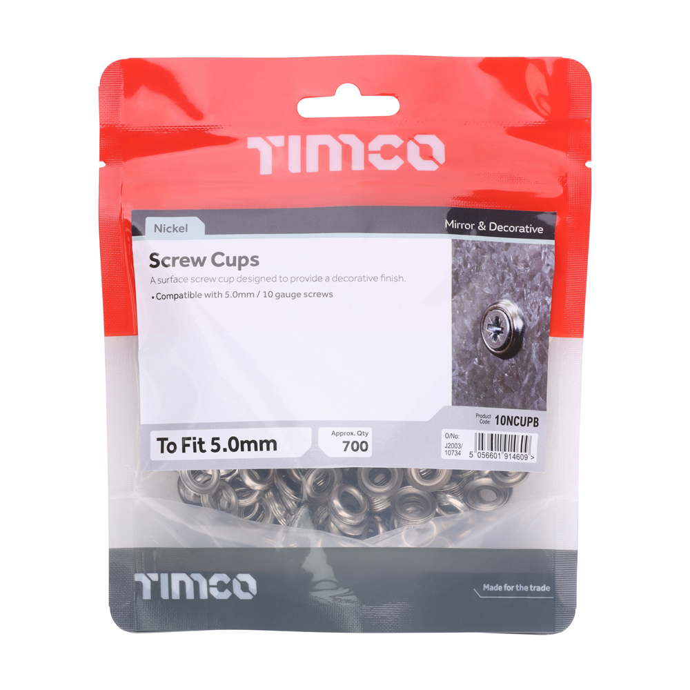 Surface Screw Cup - Nickel - Image 2