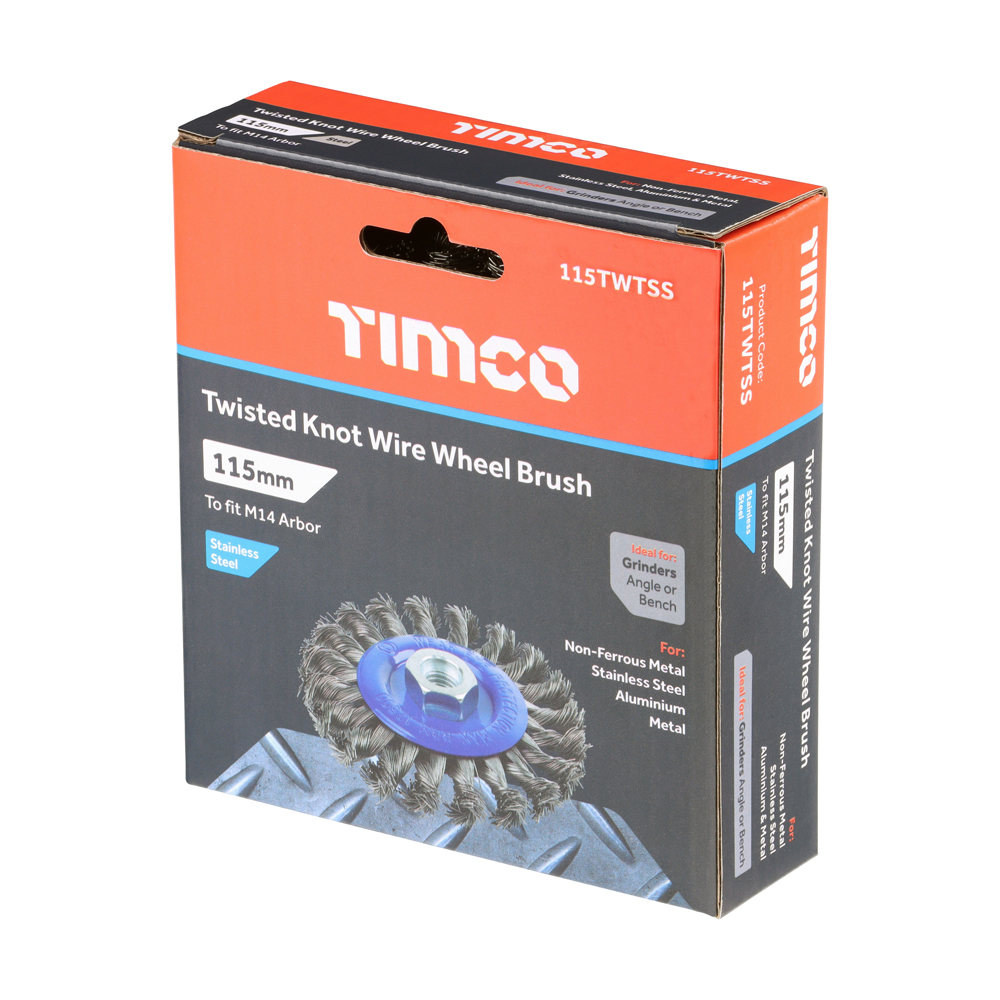Grinder Twist SS Wheel Brush - Image 3
