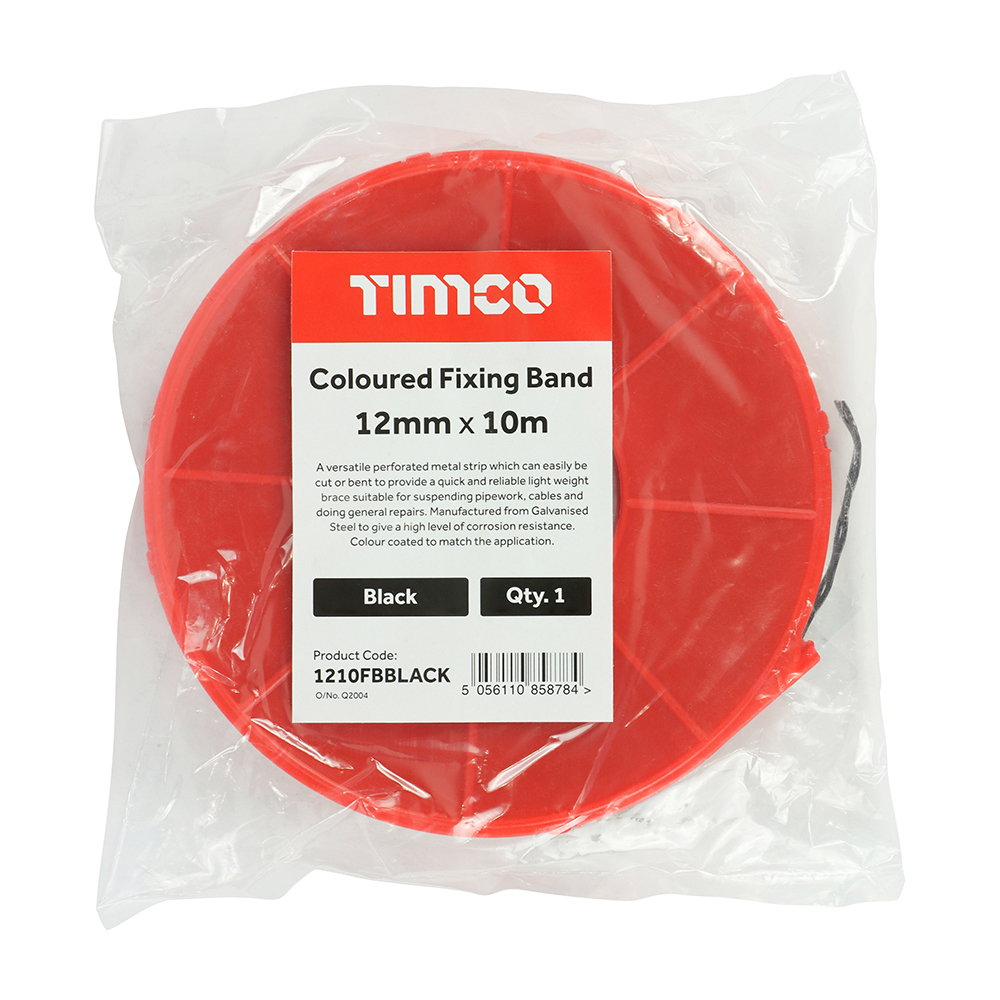 Coloured Fixing Band - Black - Image 2