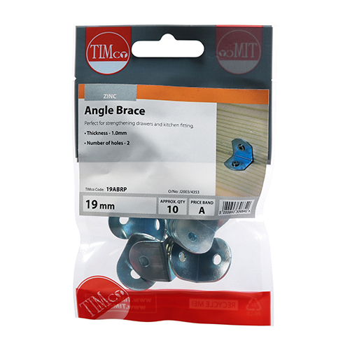 Angled Brace - BZP - Image 2