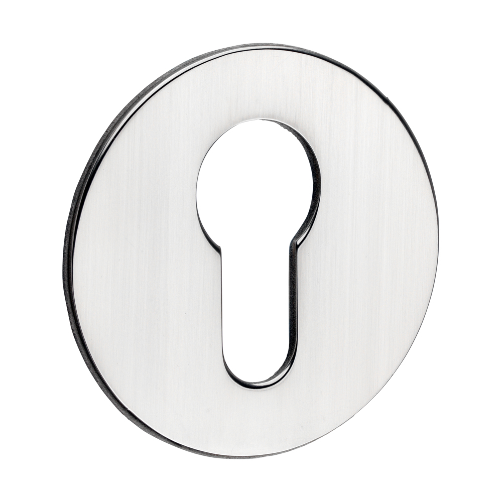S/A Euro Escutcheon RND Pol SS