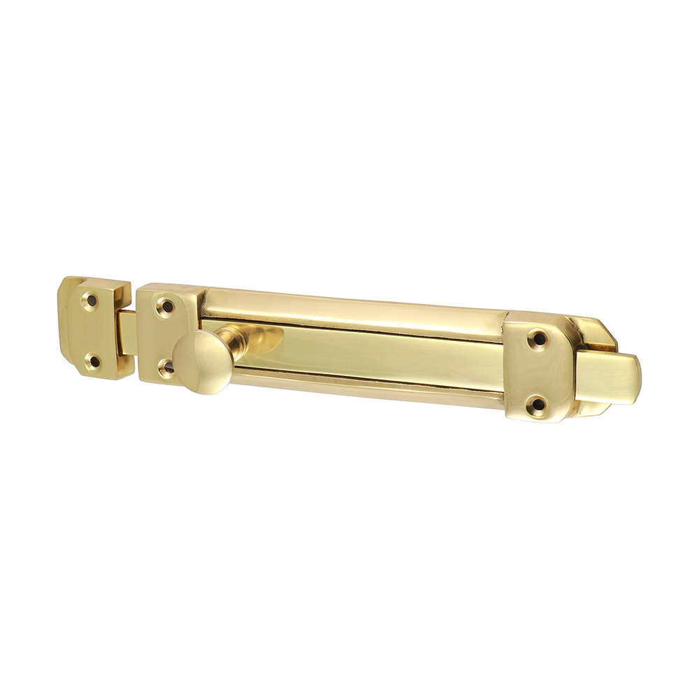 Flat Section Bolt Pol. Brass