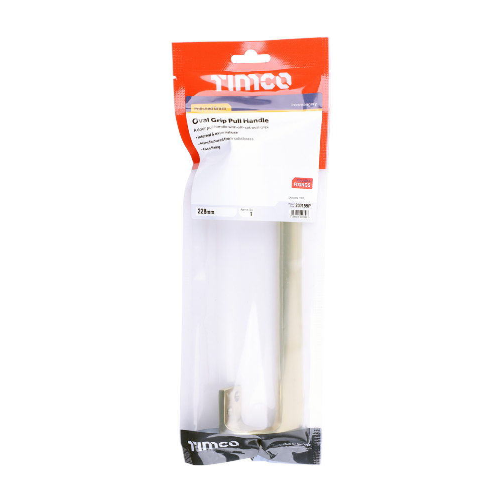Oval Grip Pull Handle PB - Image 2